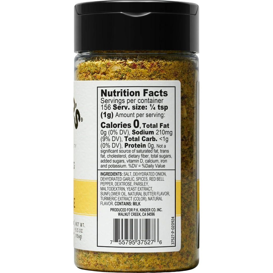 Kinder's Buttery Steakhouse Seasoning, 5.5oz