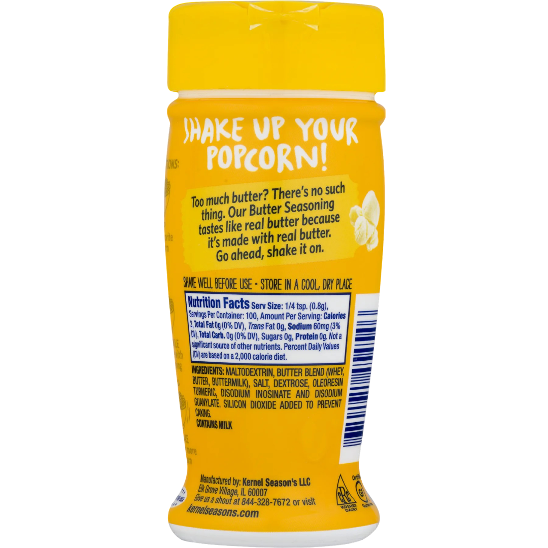 Kernel Season's Butter Popcorn Seasoning, 2.85oz
