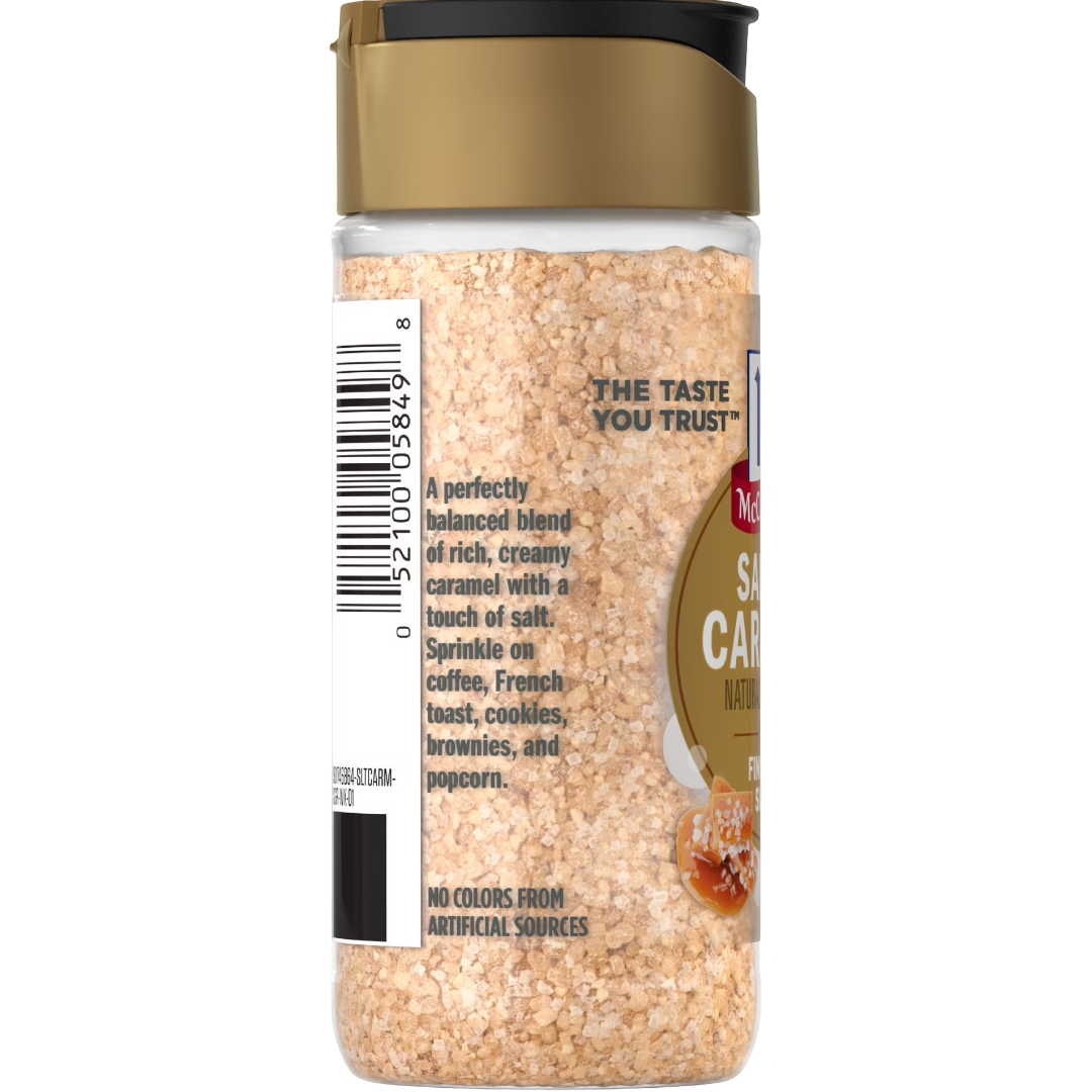 McCormick Salted Caramel Finishing Sugar, 3.81 oz