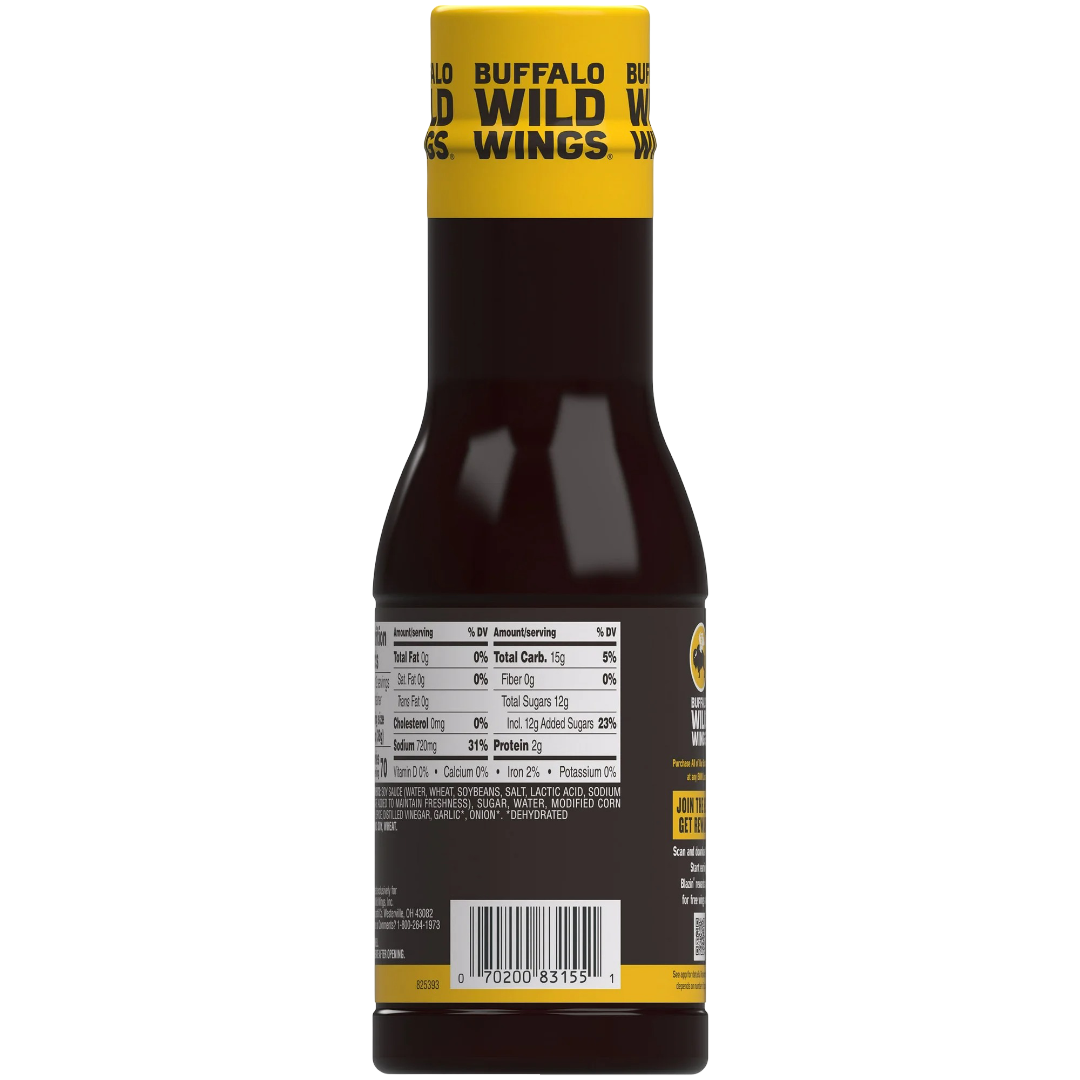 Buffalo Wild Wings Teriyaki Sauce, 12 oz