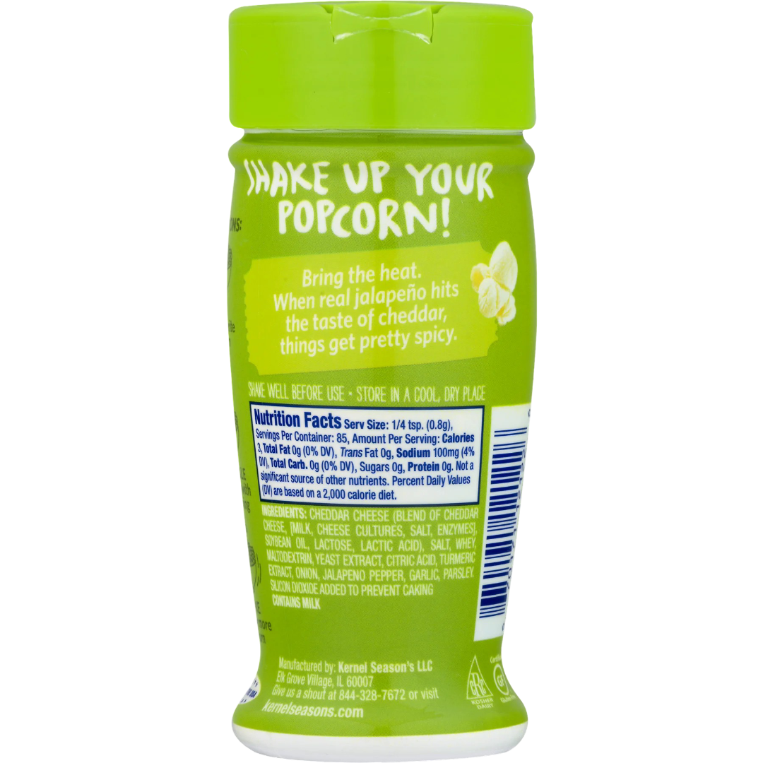 Kernel Season's Cheesy Jalapeno Popcorn Seasoning, 2.4oz