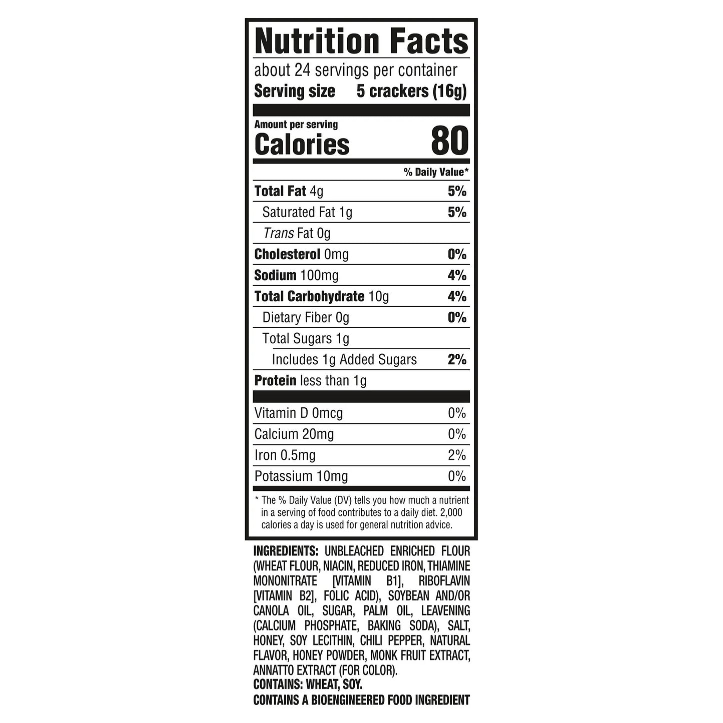 RITZ Hot Honey Crackers, 13.7oz