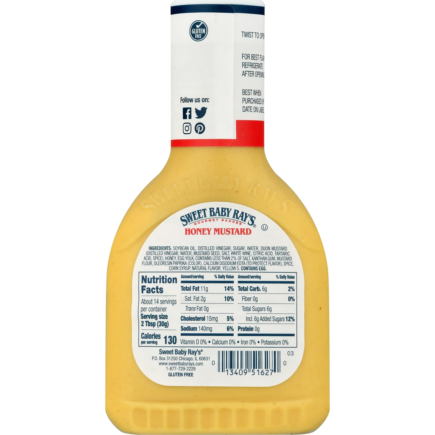 Sweet Baby Ray's Honey Mustard Dipping Sauce 14 fl oz