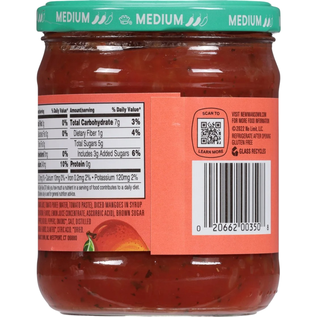 Newman's Own Mango Chunky Salsa 16 oz