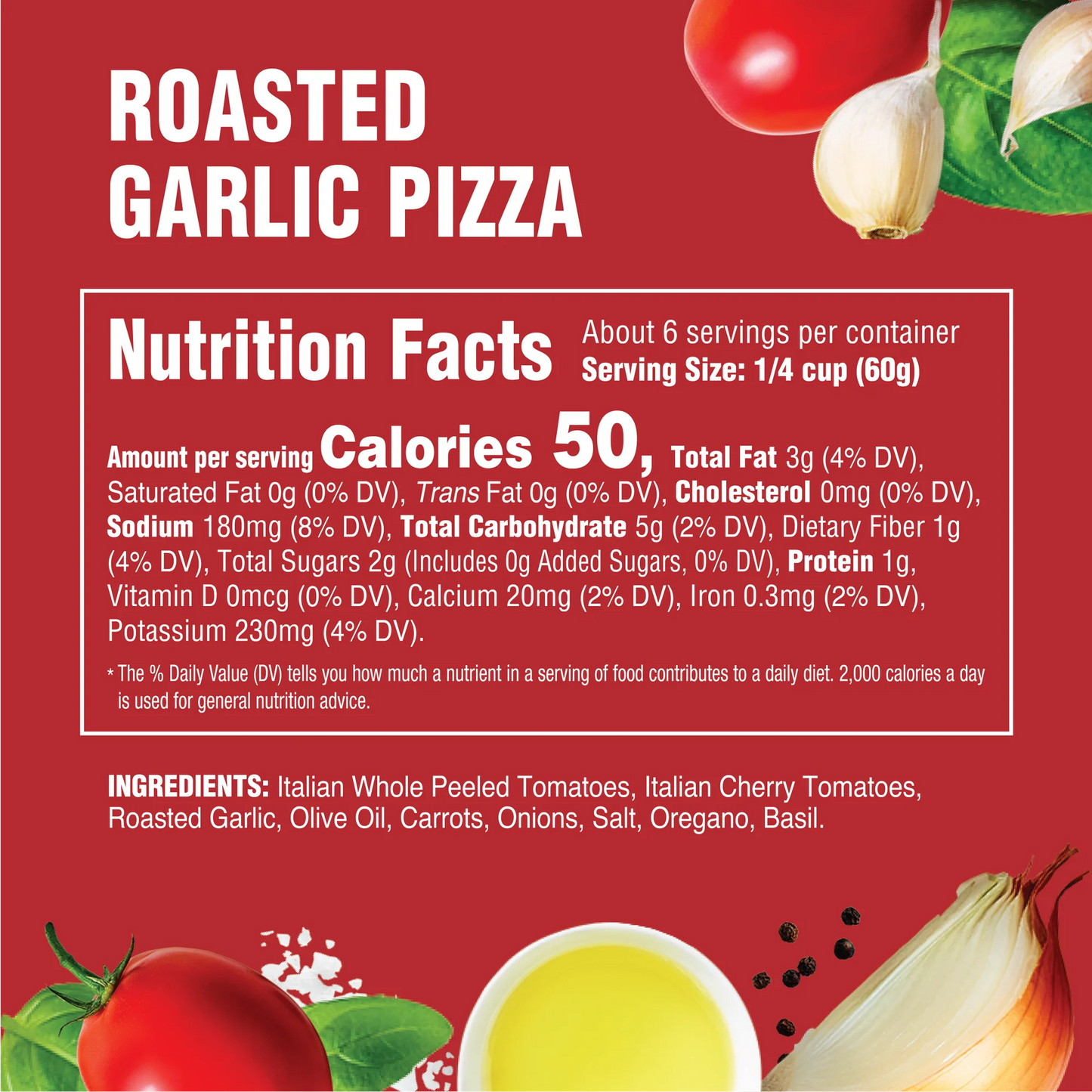 Rao's Homemade Roasted Garlic Pizza Sauce, 12.3oz