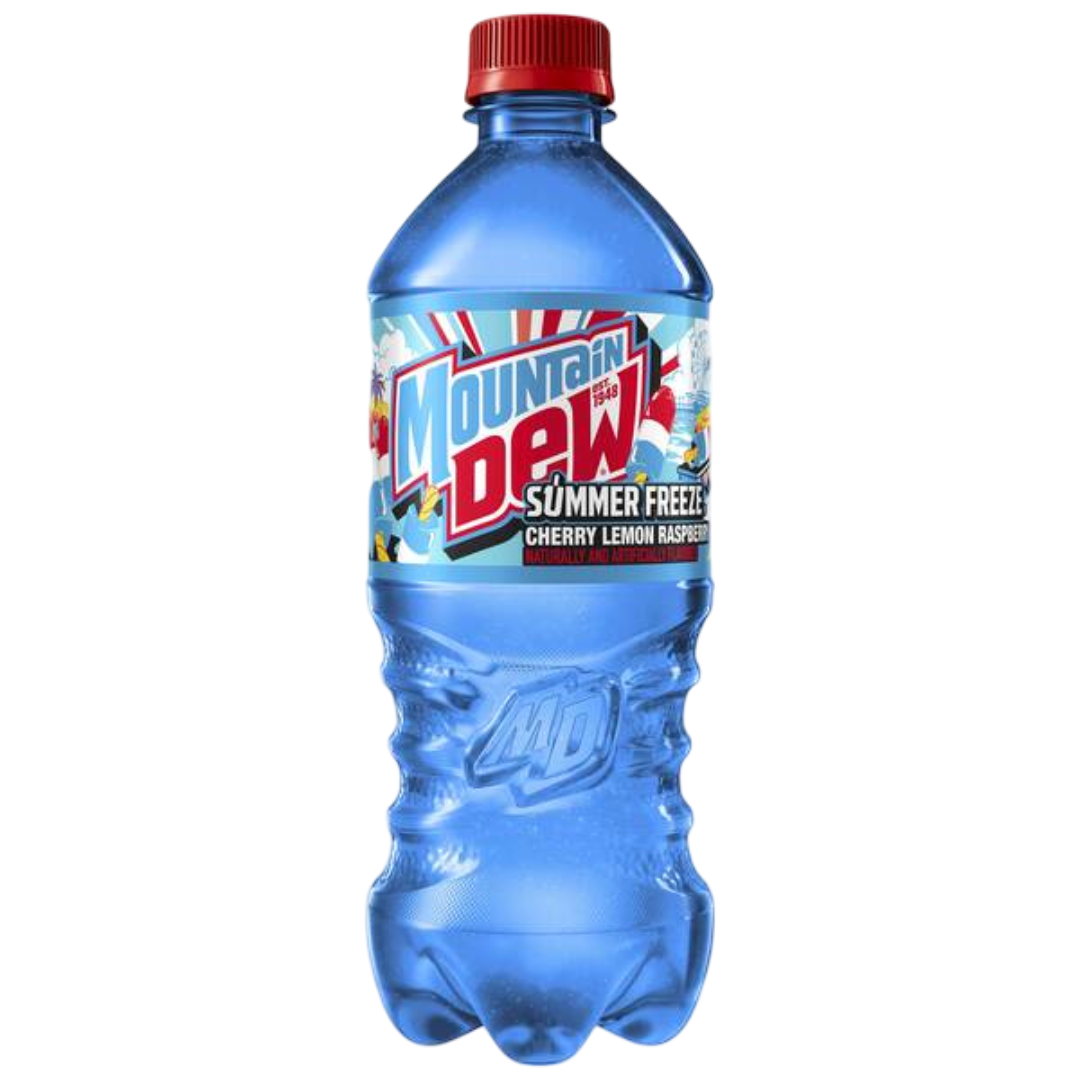 Mountain Dew Summer Freeze Limited Edition Soda, 20 fl oz