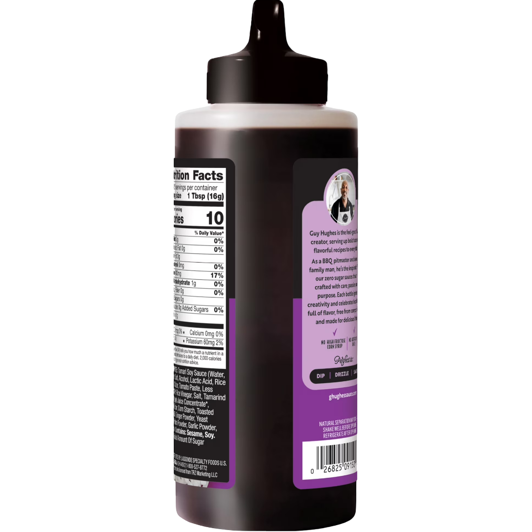 G Hughes Zero Sugar Japanese Style BBQ Sauce, 14 oz