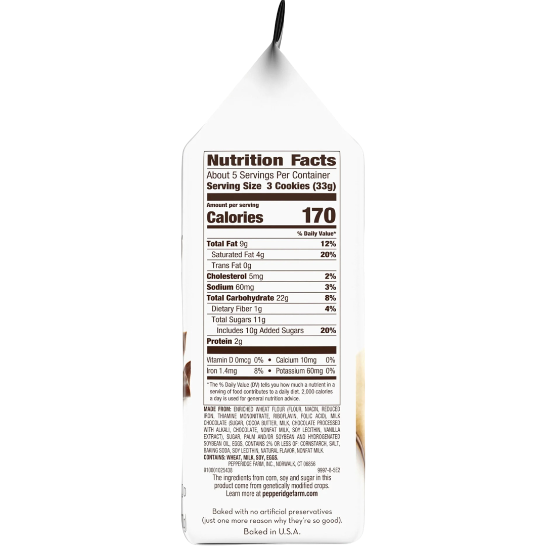 Pepperidge Farm Milano Milk Chocolate Cookies, 6oz