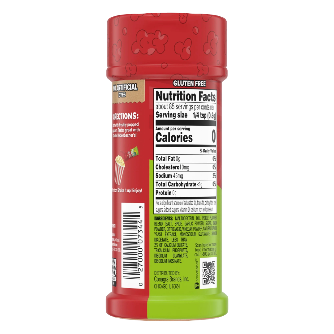 Orville Redenbacher's Vlasic Dill Pickle Flavored Popcorn Seasoning, 2.6oz