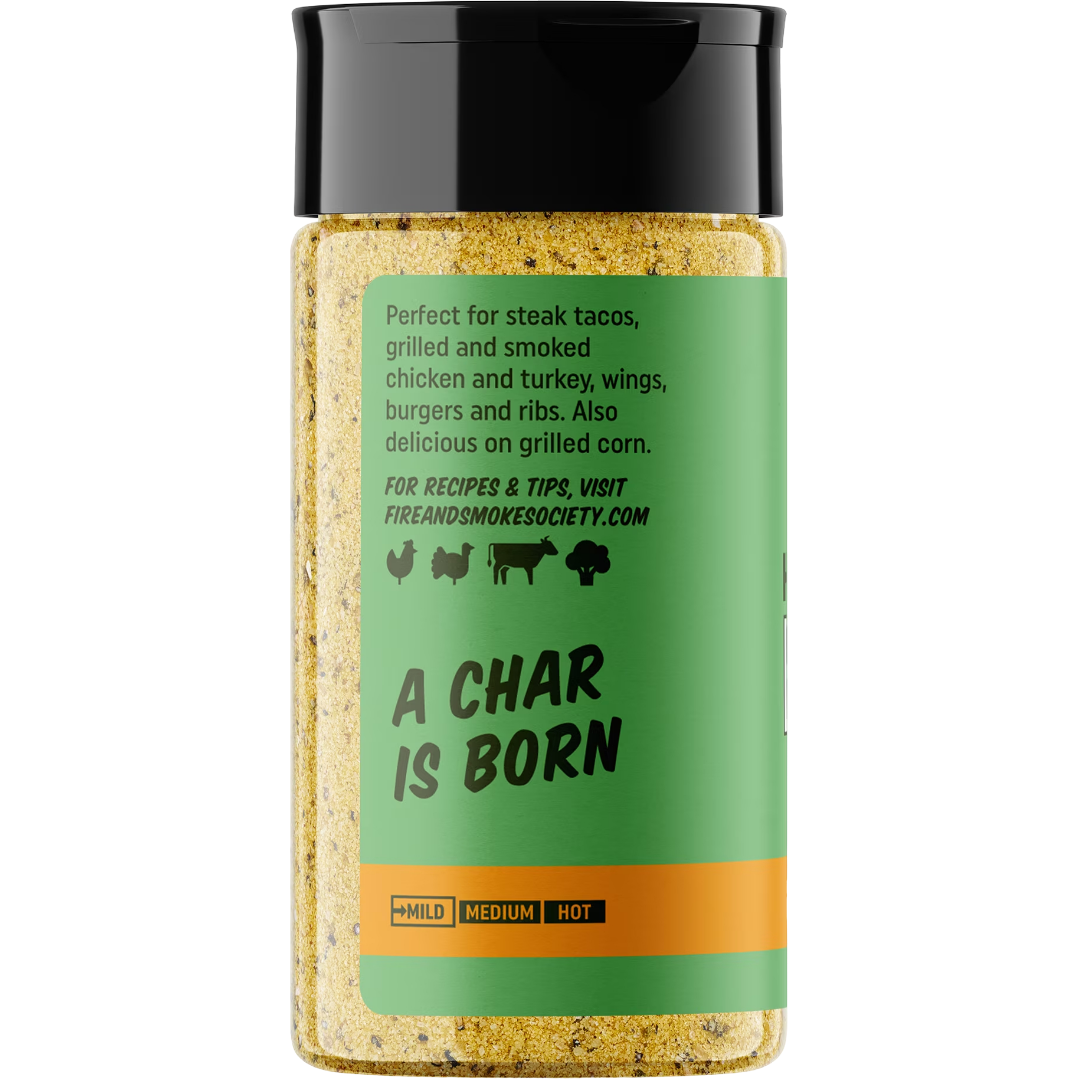Fire & Smoke Society Honey Jalapeno Butter Seasoning, 7 oz
