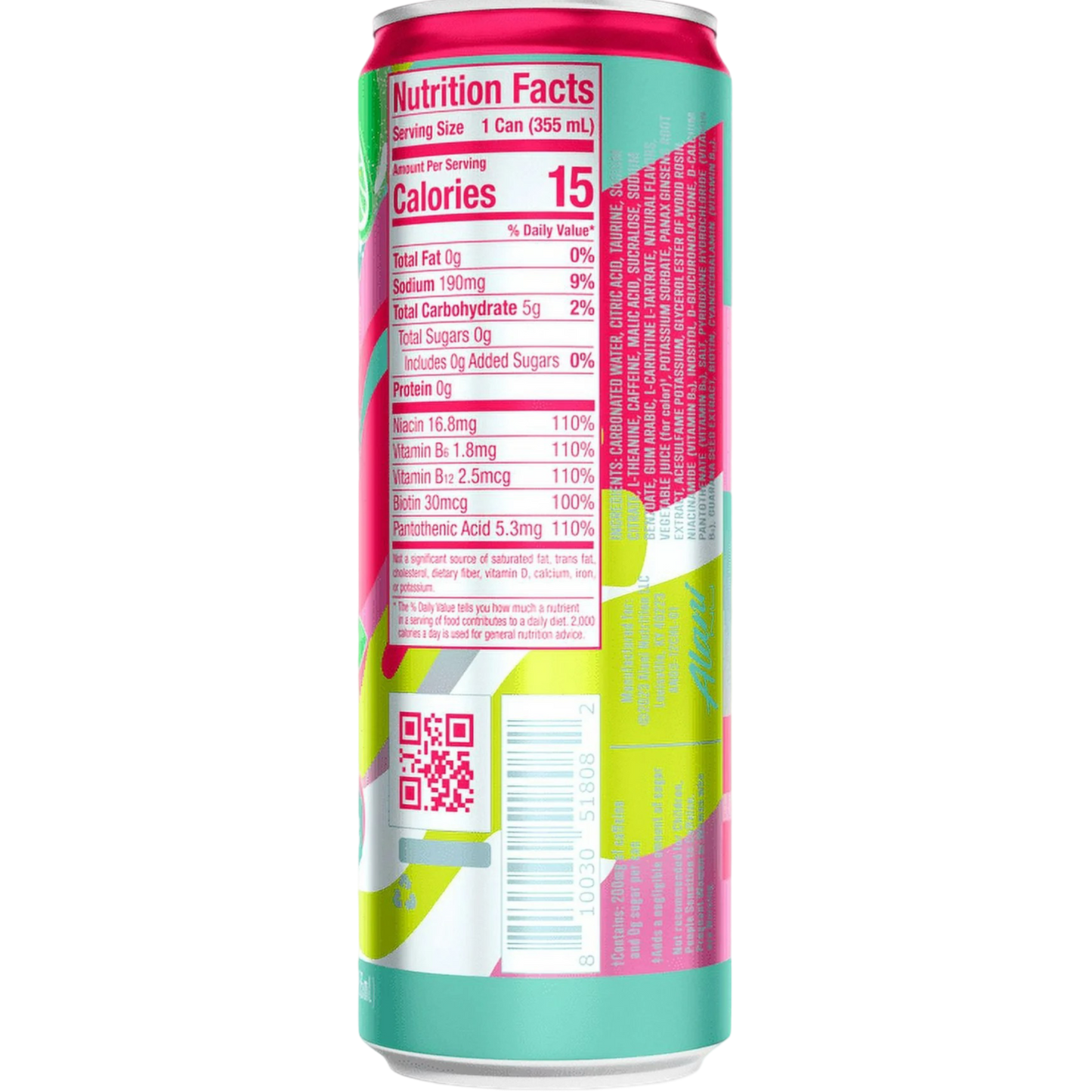 Alani Nu Energy Drink, Cherry Twist Limited Time Only, 12 fl oz Can