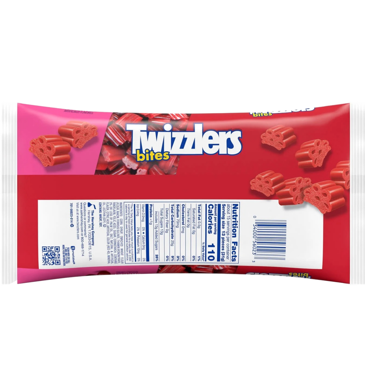 Twizzlers Bites Cherry Flavored Licorice Style Candy, 16oz