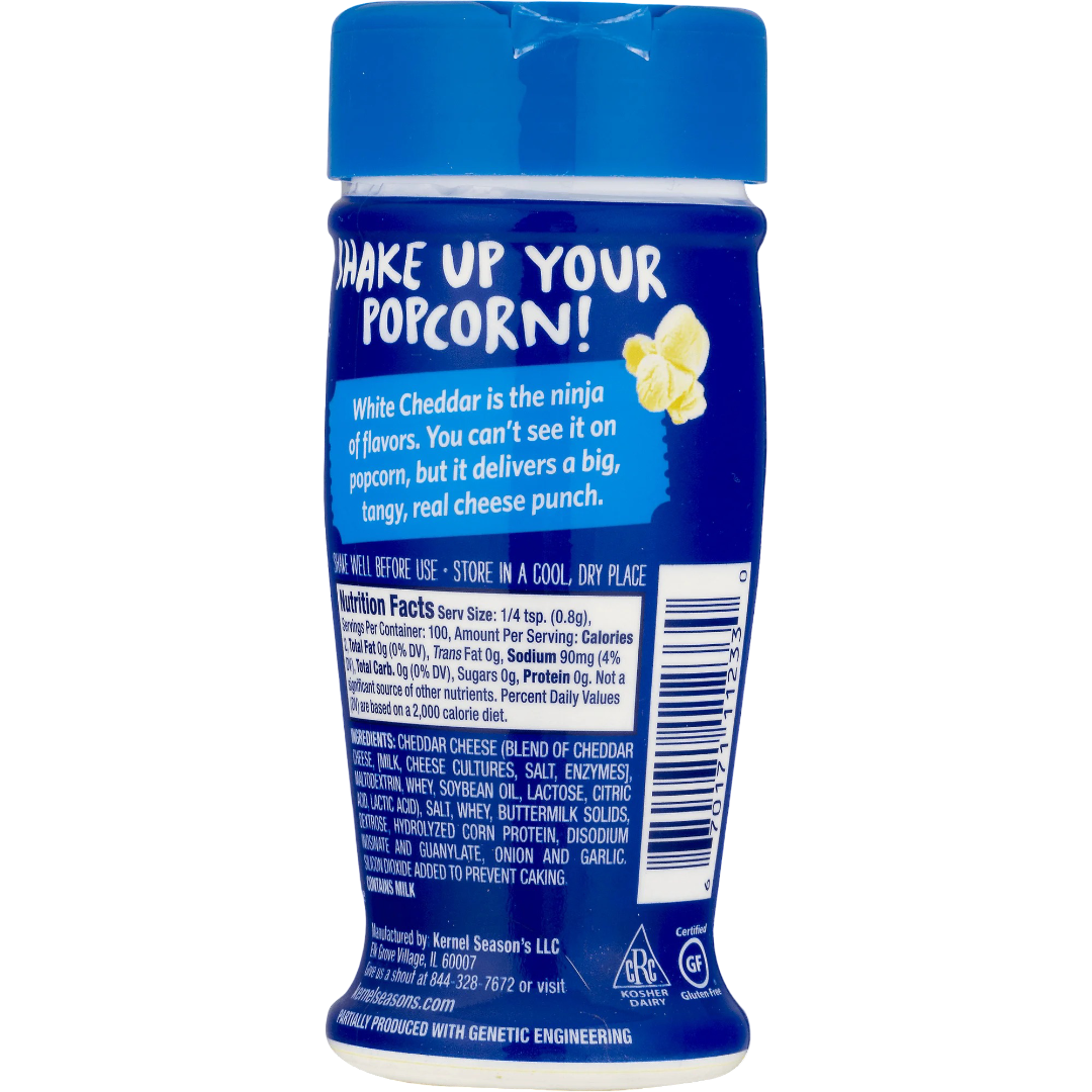 Kernel Season's White Cheddar Popcorn Seasoning, 2.85oz