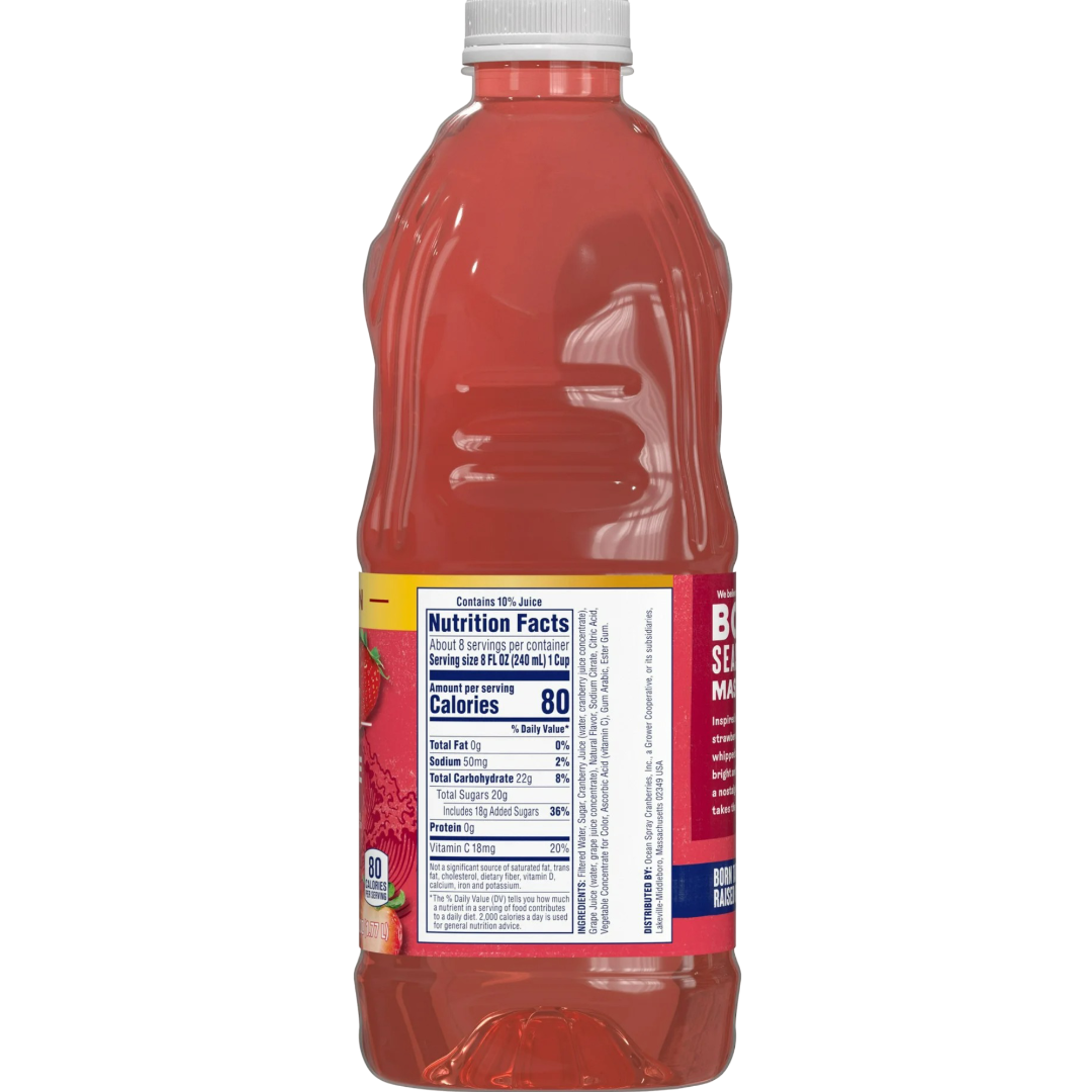 Ocean Spray Strawberry Shortcake Juice, 60oz