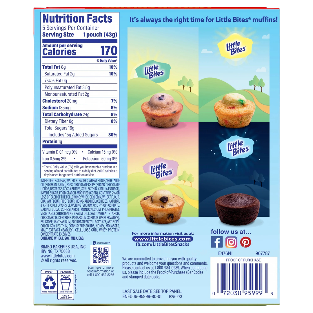 Little Bites S'mores Mini Muffins Limited Edition, 7.5 oz