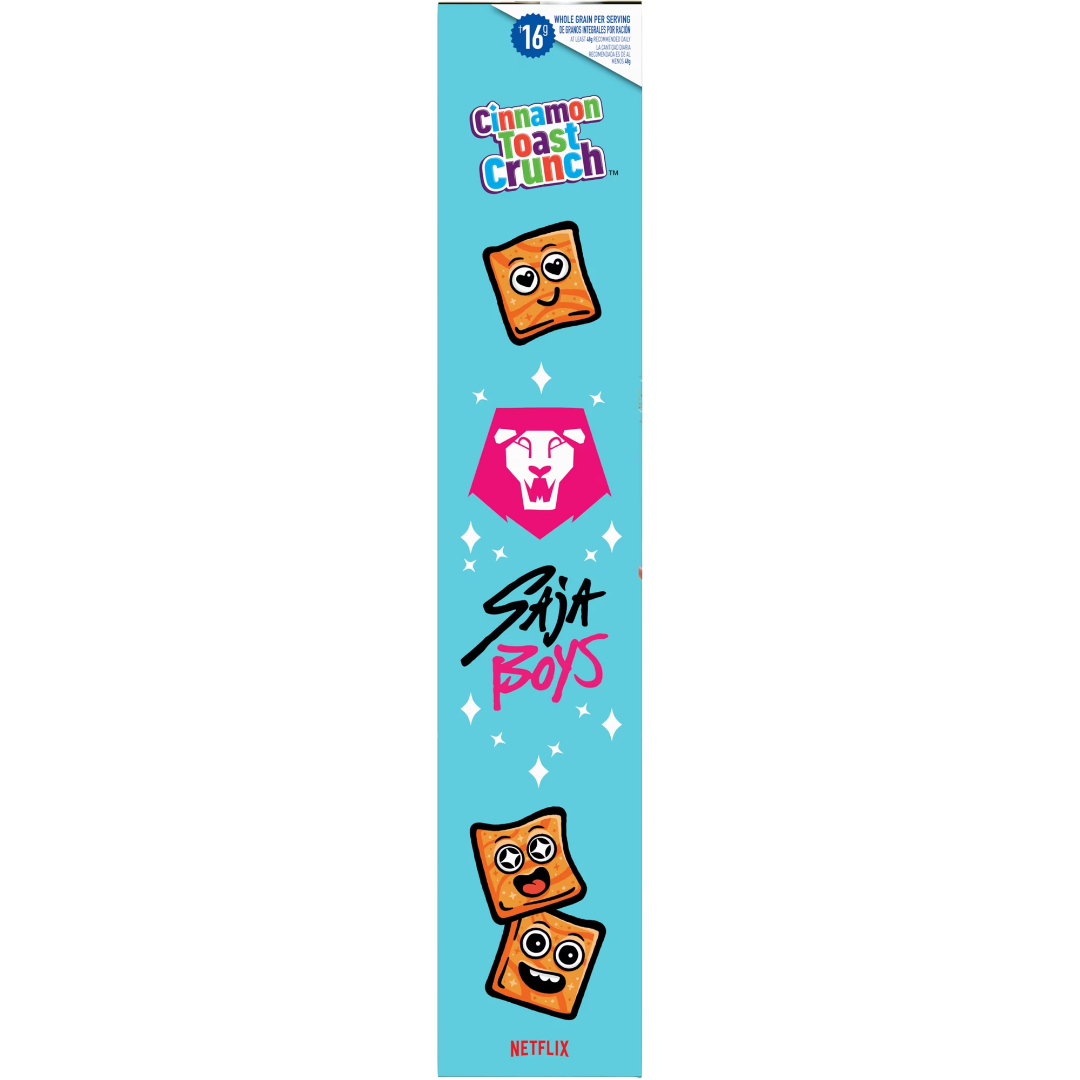 Cinnamon Toast Crunch Cereal KPop Demon Hunters, Secret Saja Boys Flavor, 18.8 oz