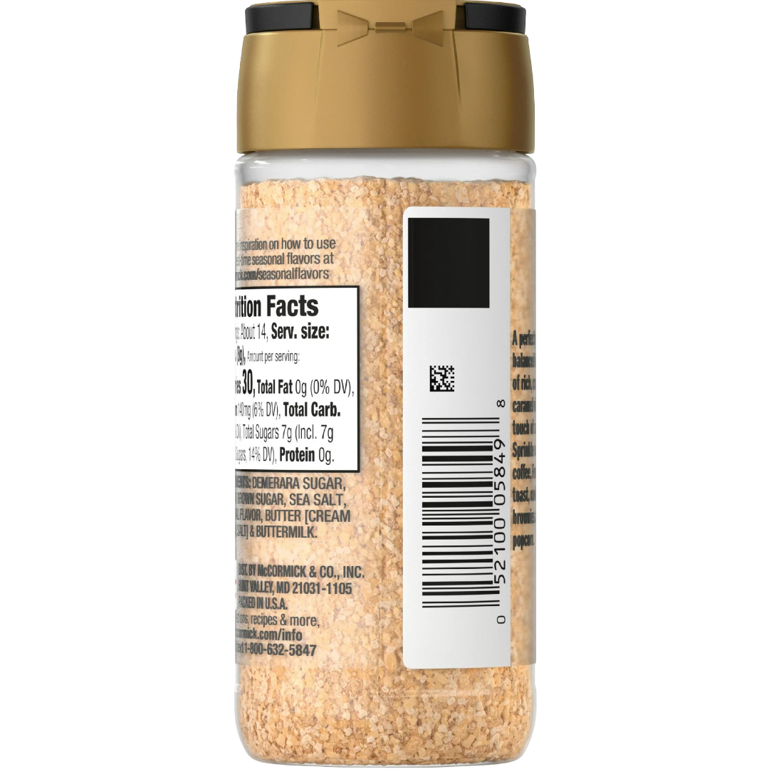 McCormick Salted Caramel Finishing Sugar, 3.81oz