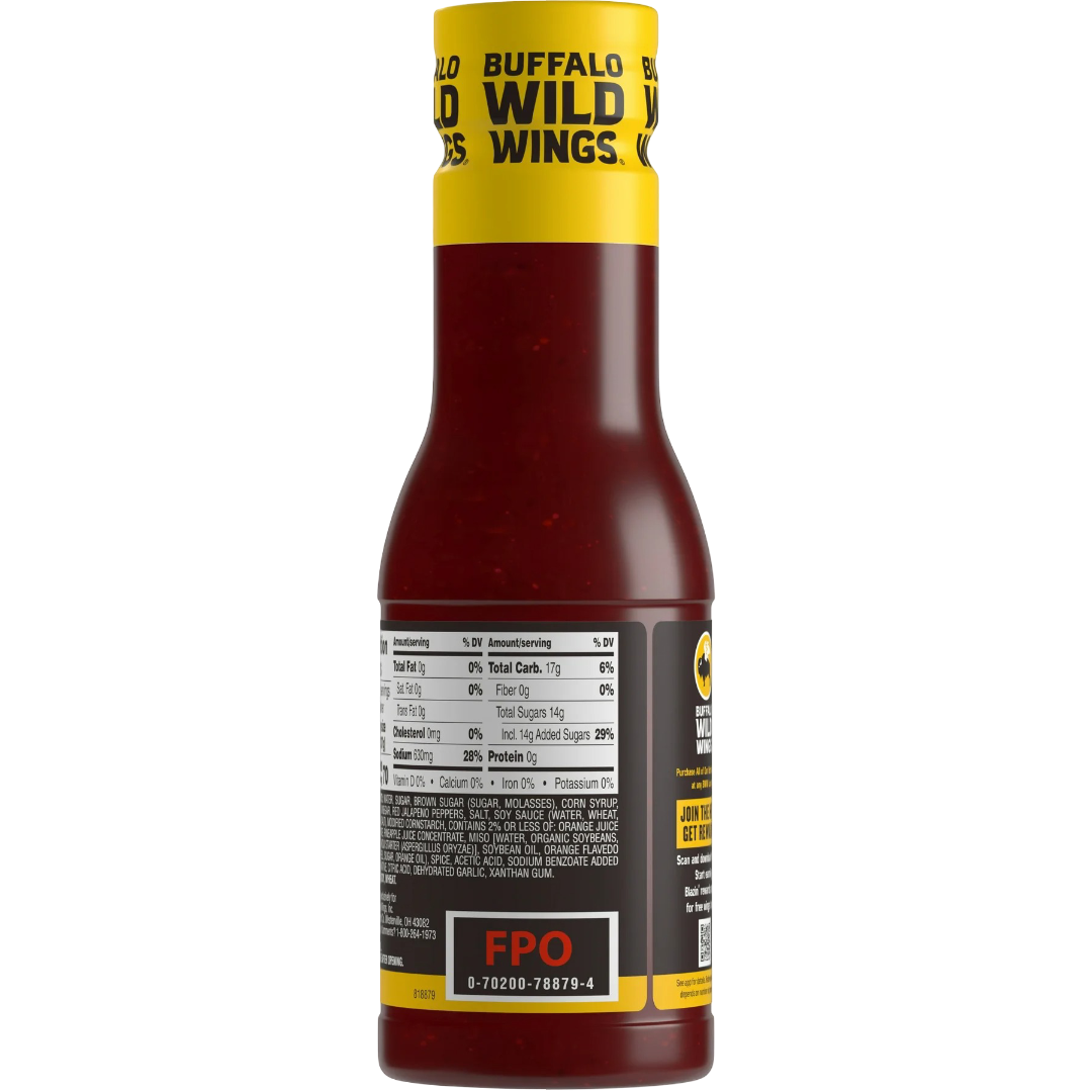 Buffalo Wild Wings Sweet & Sour Sauce, 12 oz