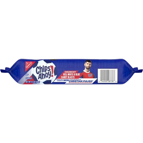 CHIPS AHOY! Chewy Red, White, and Blue Candy Blasts Cookies, 9.5 oz
