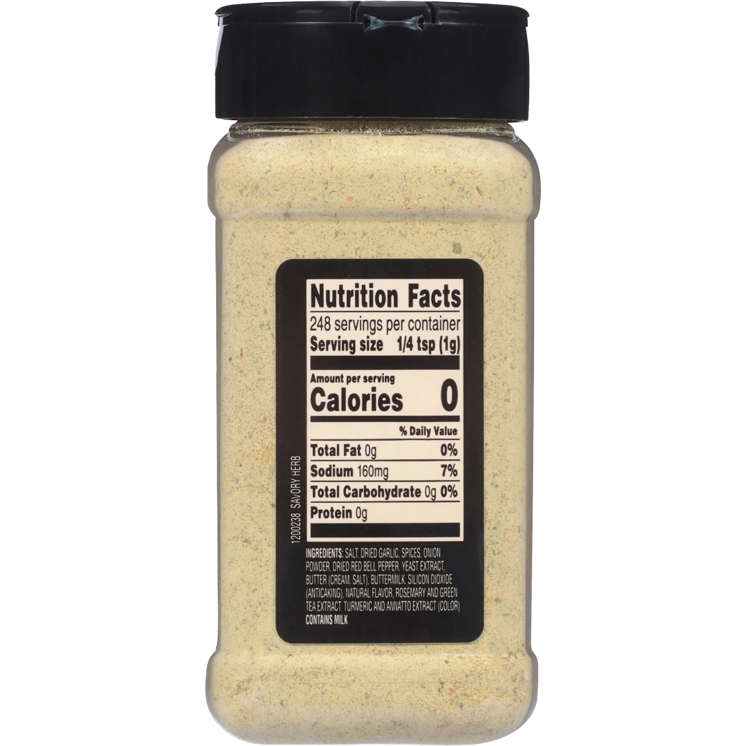 Weber Savory Herb Butter Seasoning, 8.75 oz