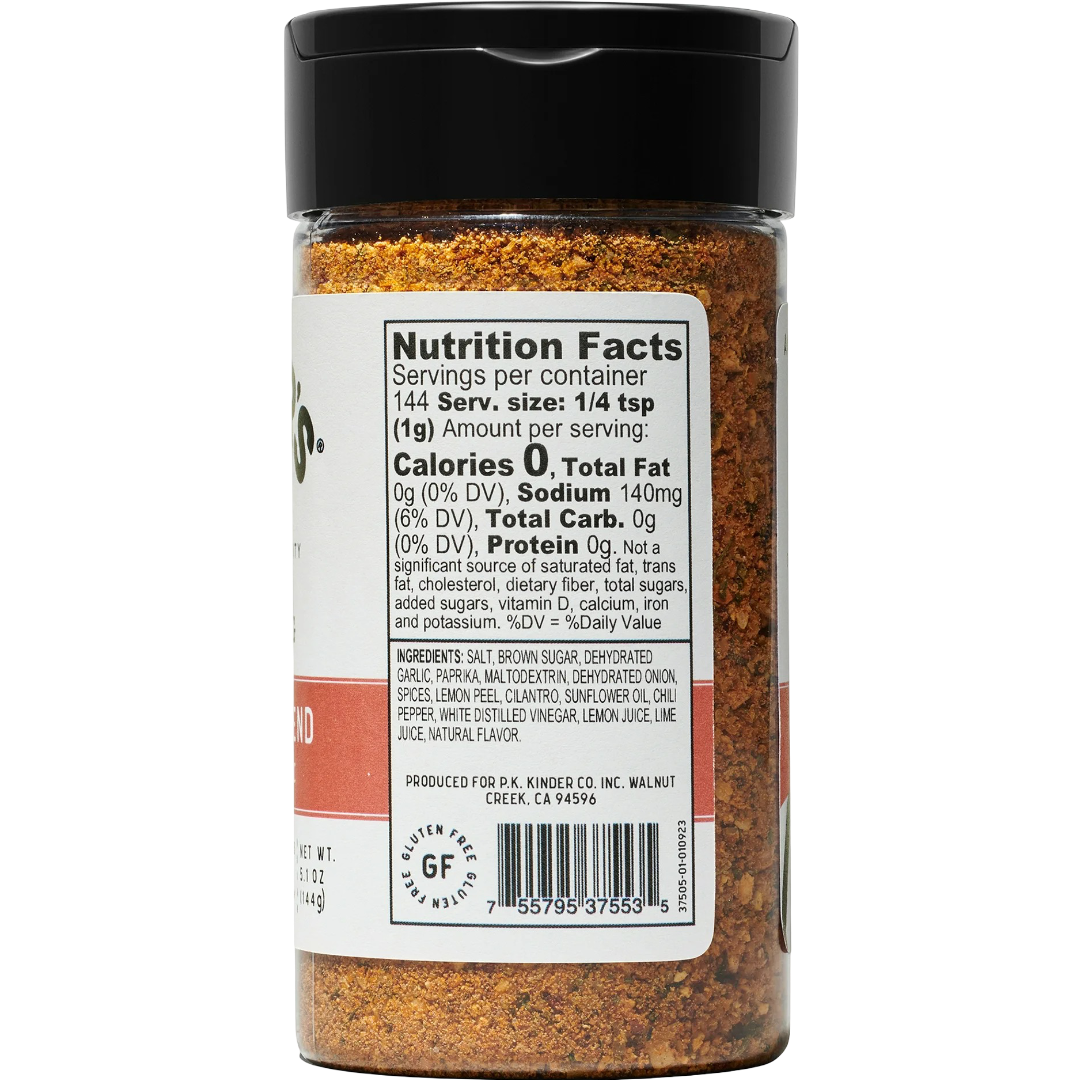 Kinder's The Fajita Blend Seasoning with Citrus and Garlic, 5.1oz