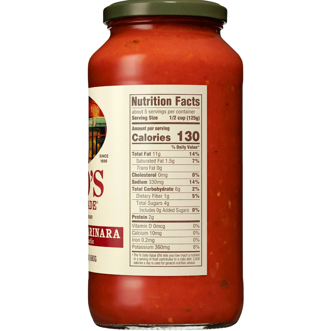 Rao's Homemade Sensitive Marinara Pasta Sauce, 24oz