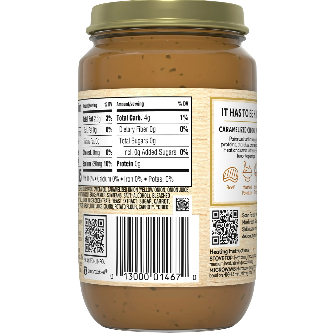 Heinz HomeStyle Caramelized Onion & Thyme Gravy, 12oz