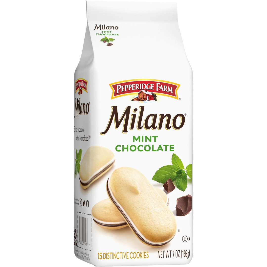 Pepperidge Farm Milano Mint Chocolate Cookies, 7oz