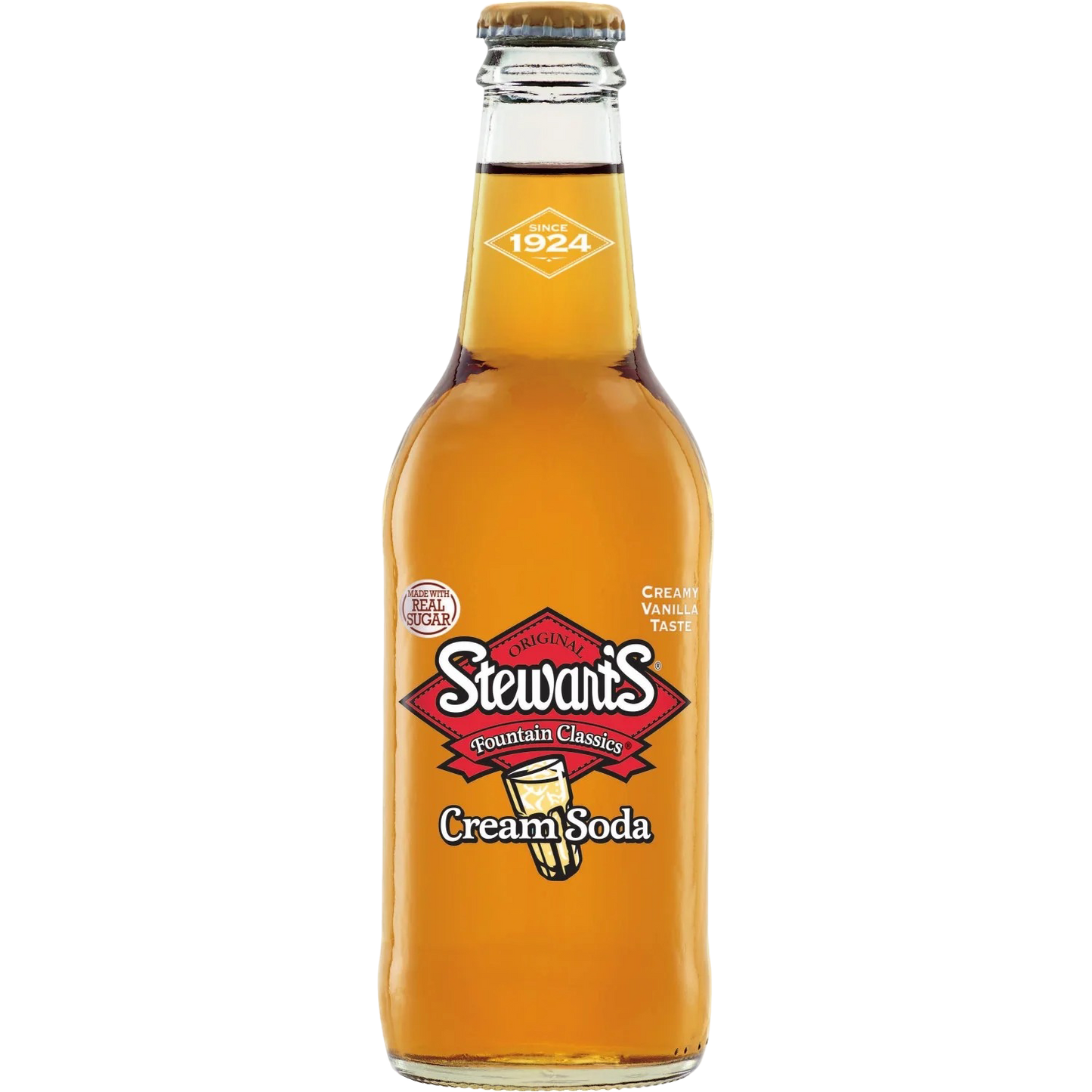 Stewart's Original Cream Soda 12 oz Bottle