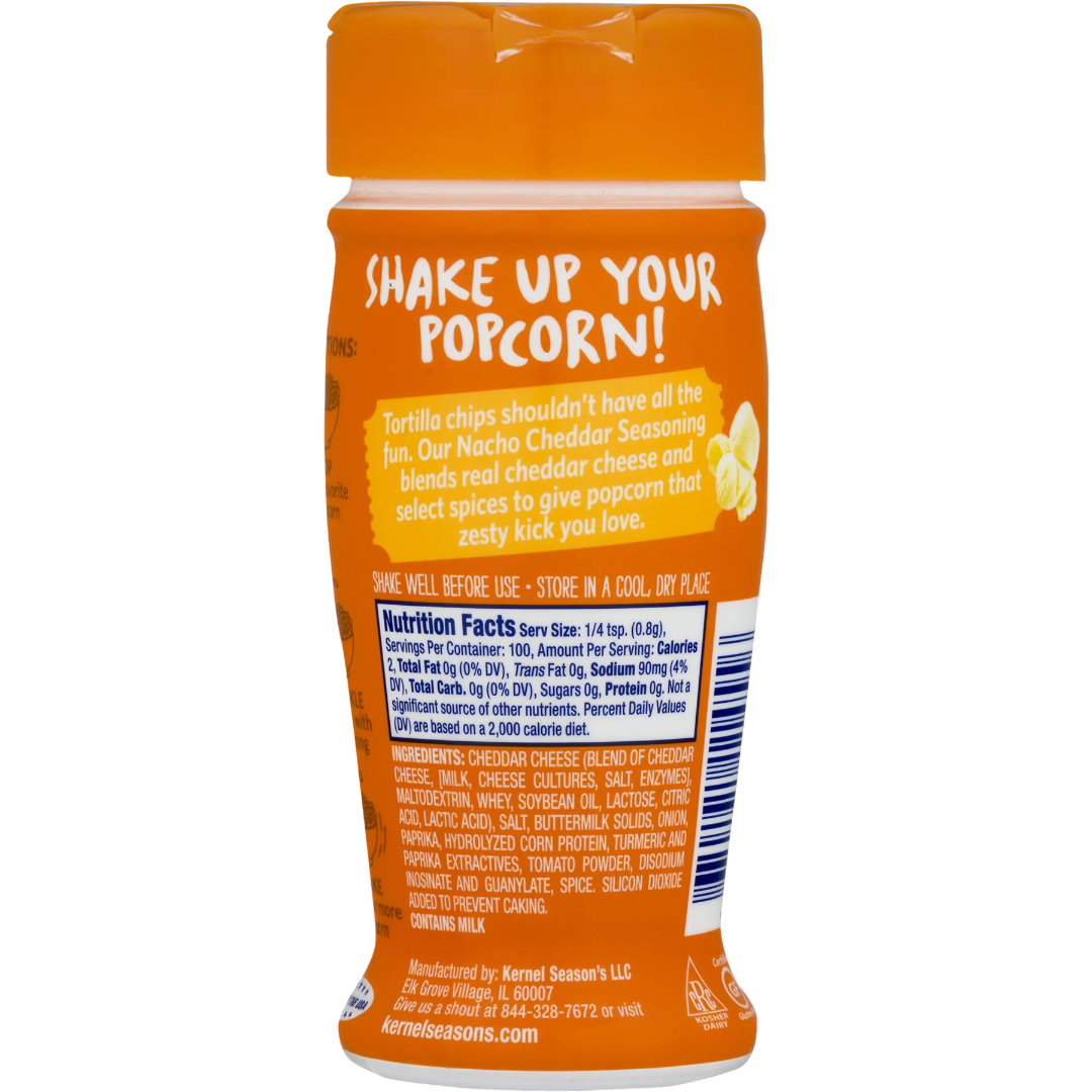Kernel Season's Nacho Cheddar Popcorn Seasoning, 2.85oz