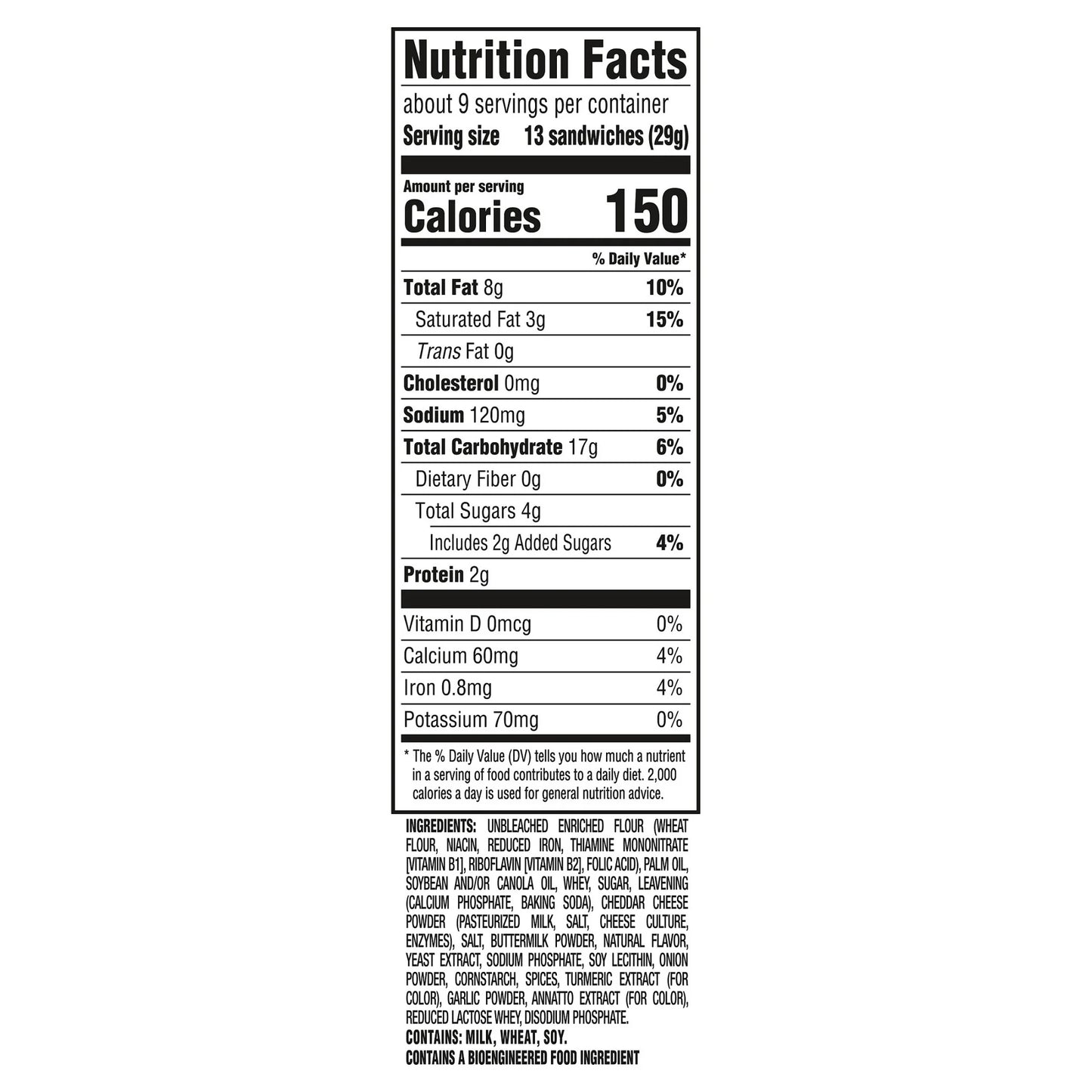 RITZ Bits Spicy Queso Cheese Sandwich Crackers, 8.8 oz