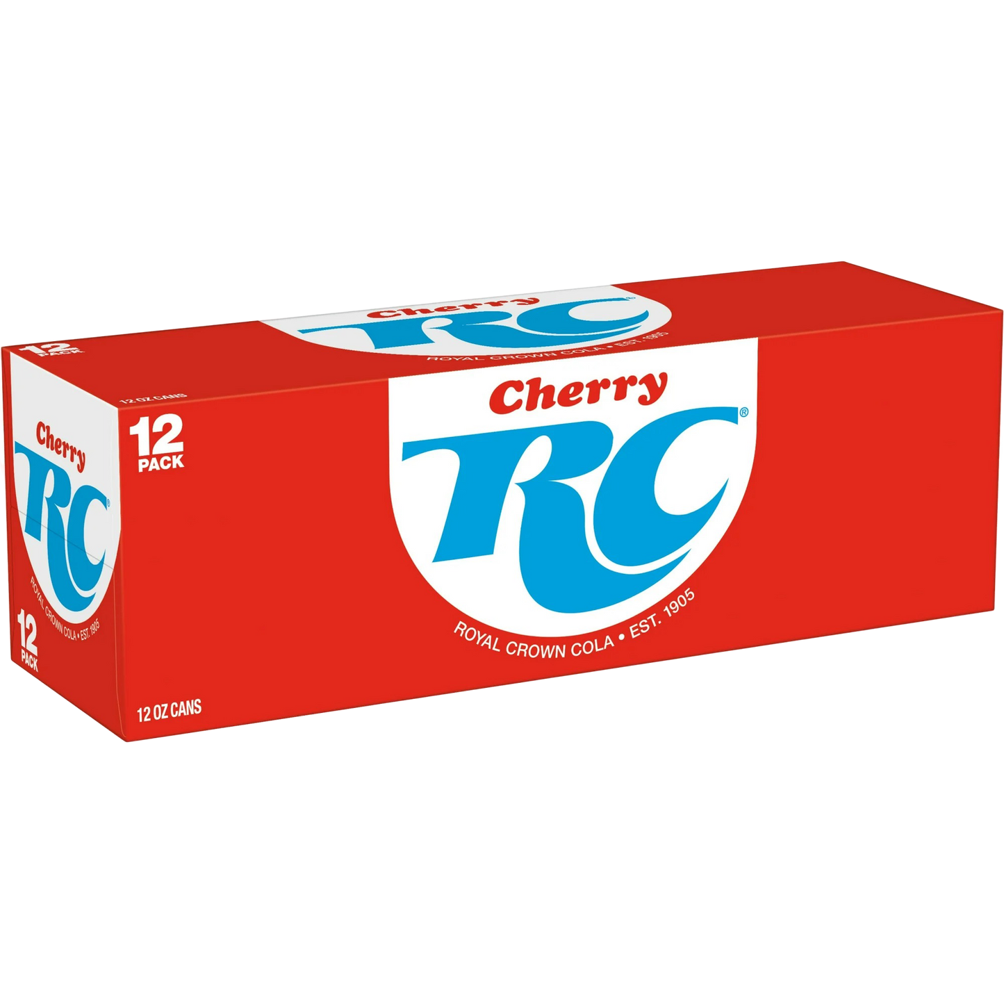 RC Cola Cherry Soda Pop, 12 Pack of 12 oz Cans