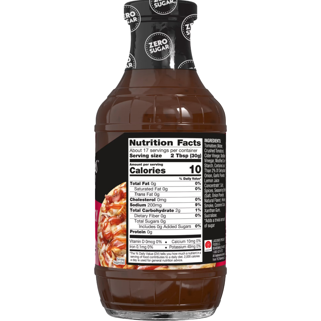 G Hughes Sugar Free Sweet & Spicy BBQ Sauce, 18oz