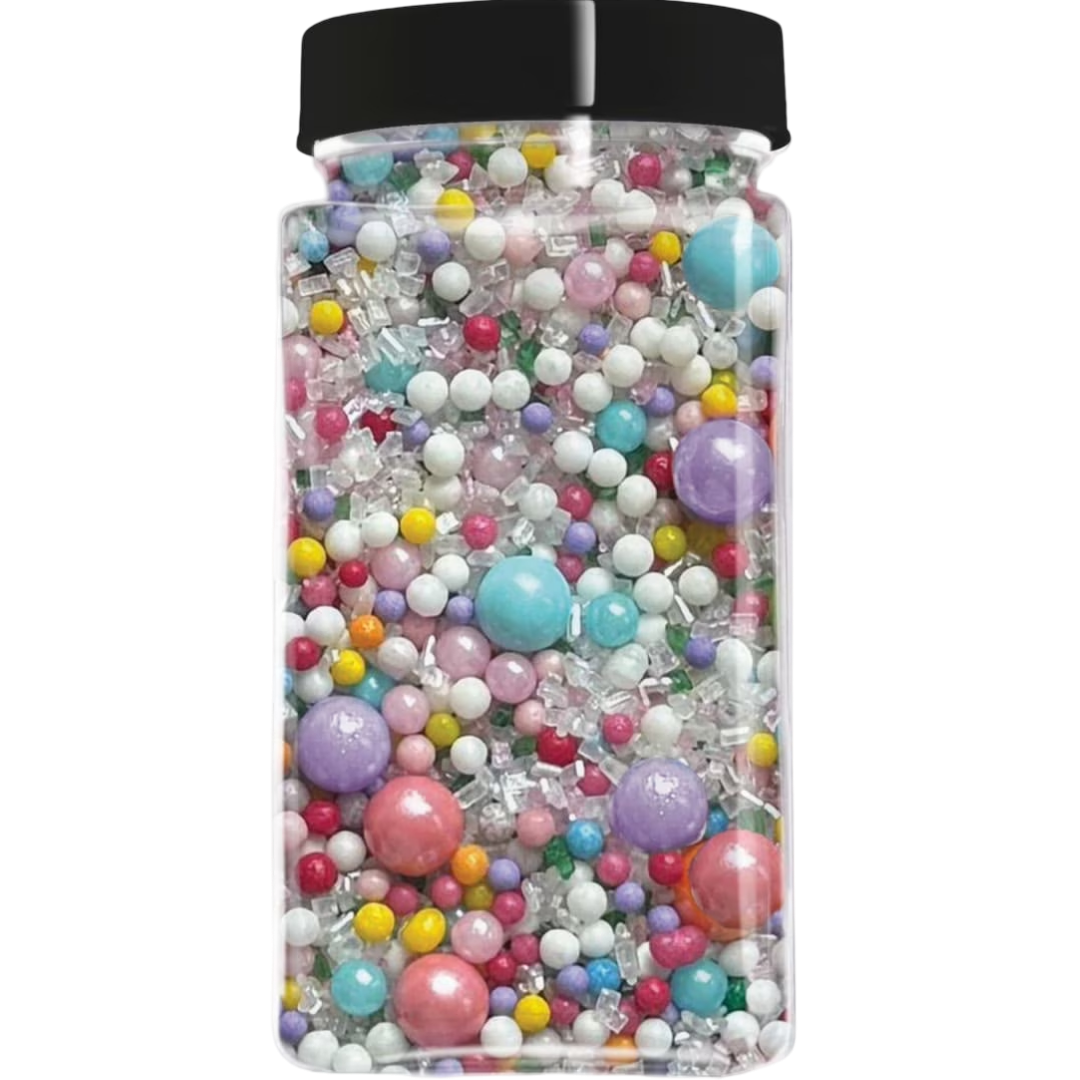 Fancy Sprinkles Rainbow Royale Dessert Sprinkles, 4.5 oz