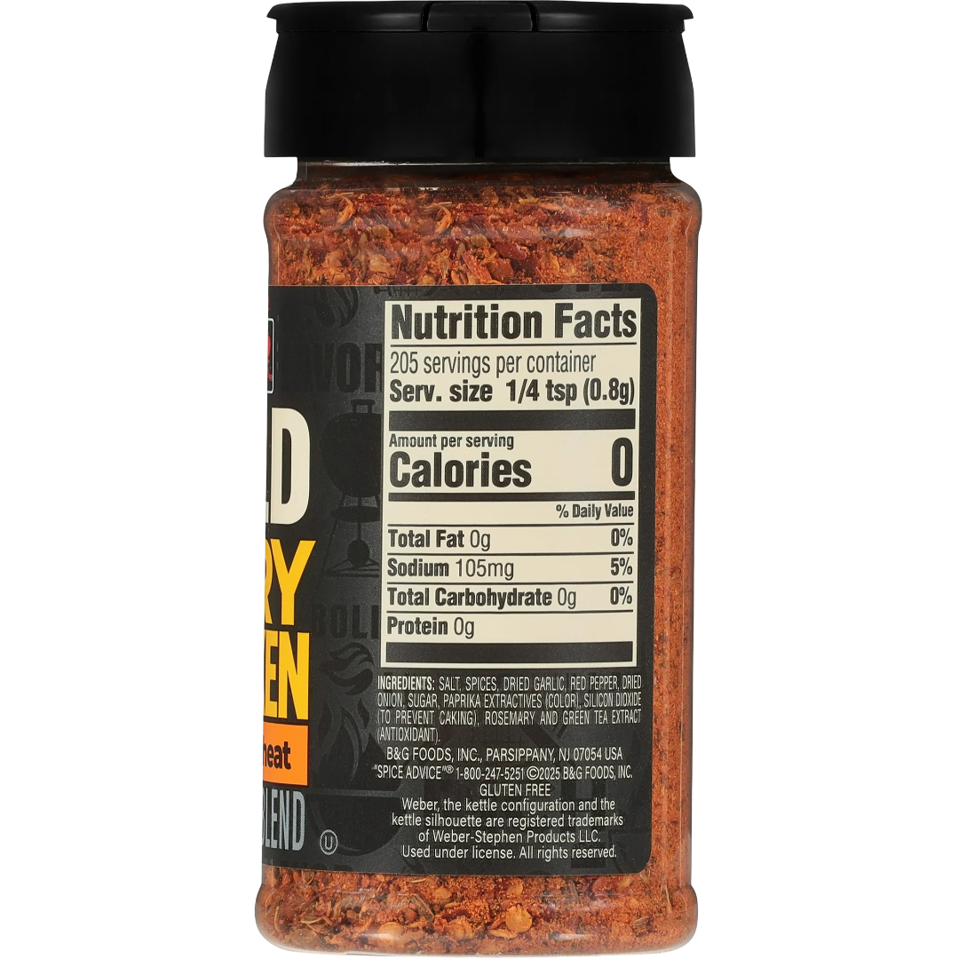 Weber BOLD Fiery Chicken Seasonin Blend, 5.8oz