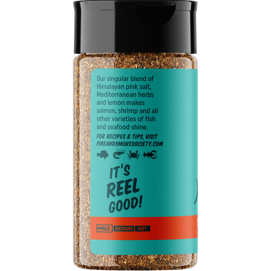 Fire & Smoke Society Fish Monger Fish Seasoning Blend, 5.2 oz