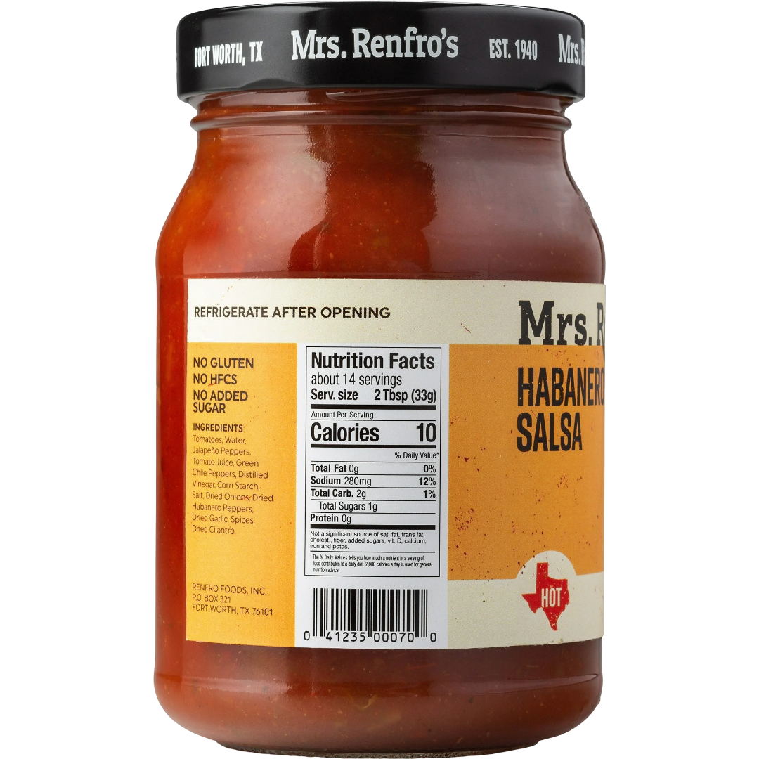 Mrs. Renfro's Habanero Salsa, 16 oz