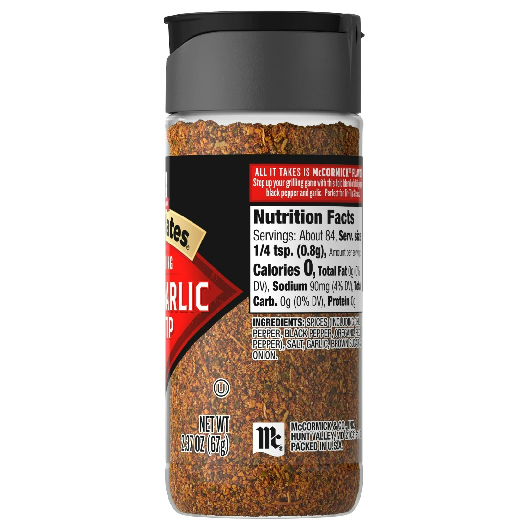 McCormick GRILL MATES Gluten Free Tri Tip Seasoning, 2.37oz