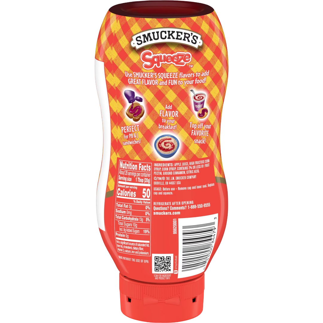 Smucker’s Squeeze Apple Cinnamon Jelly, 20 oz