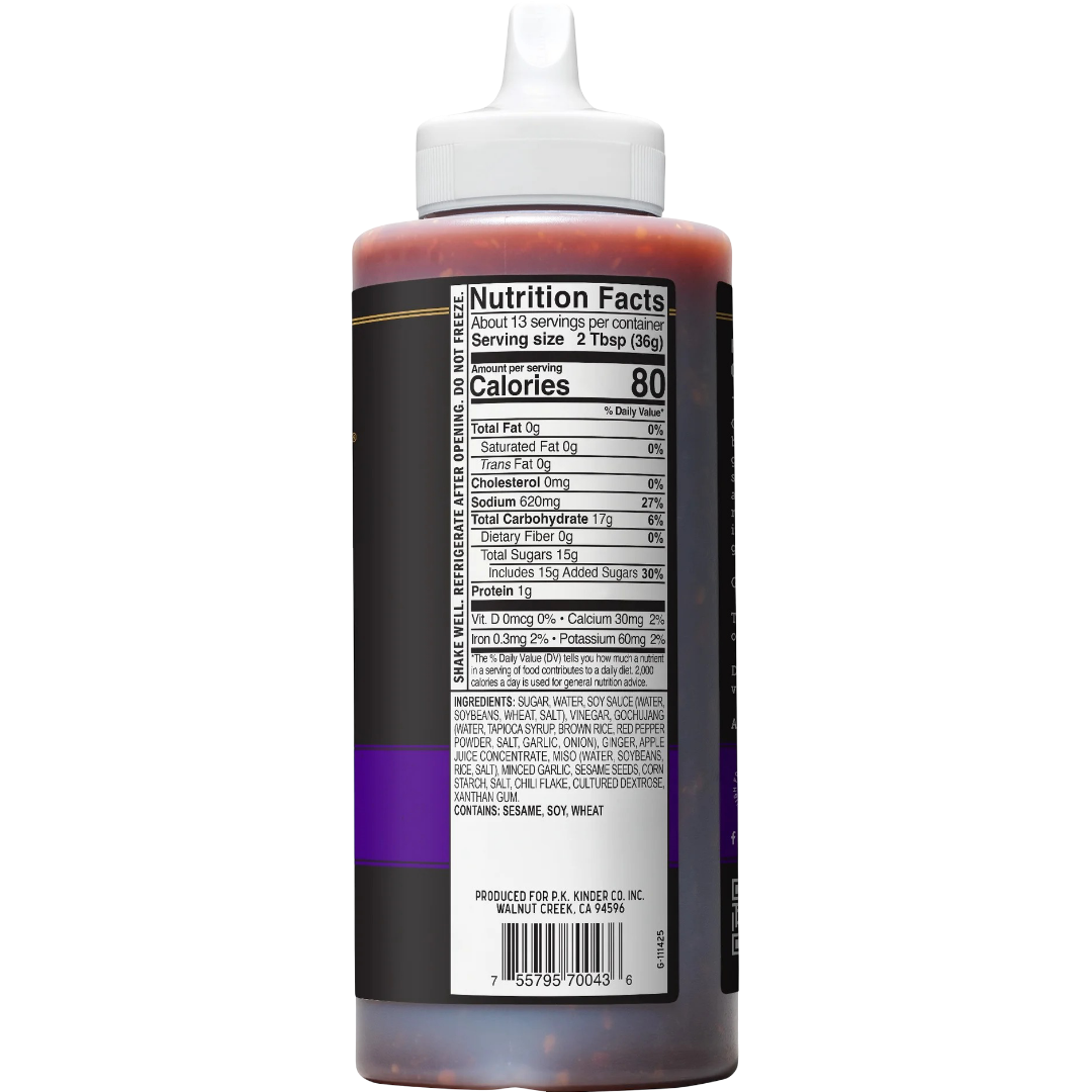 Kinder's Gold Label Korean Fried Chicken Dipping Wing Sauce, 16.1 oz