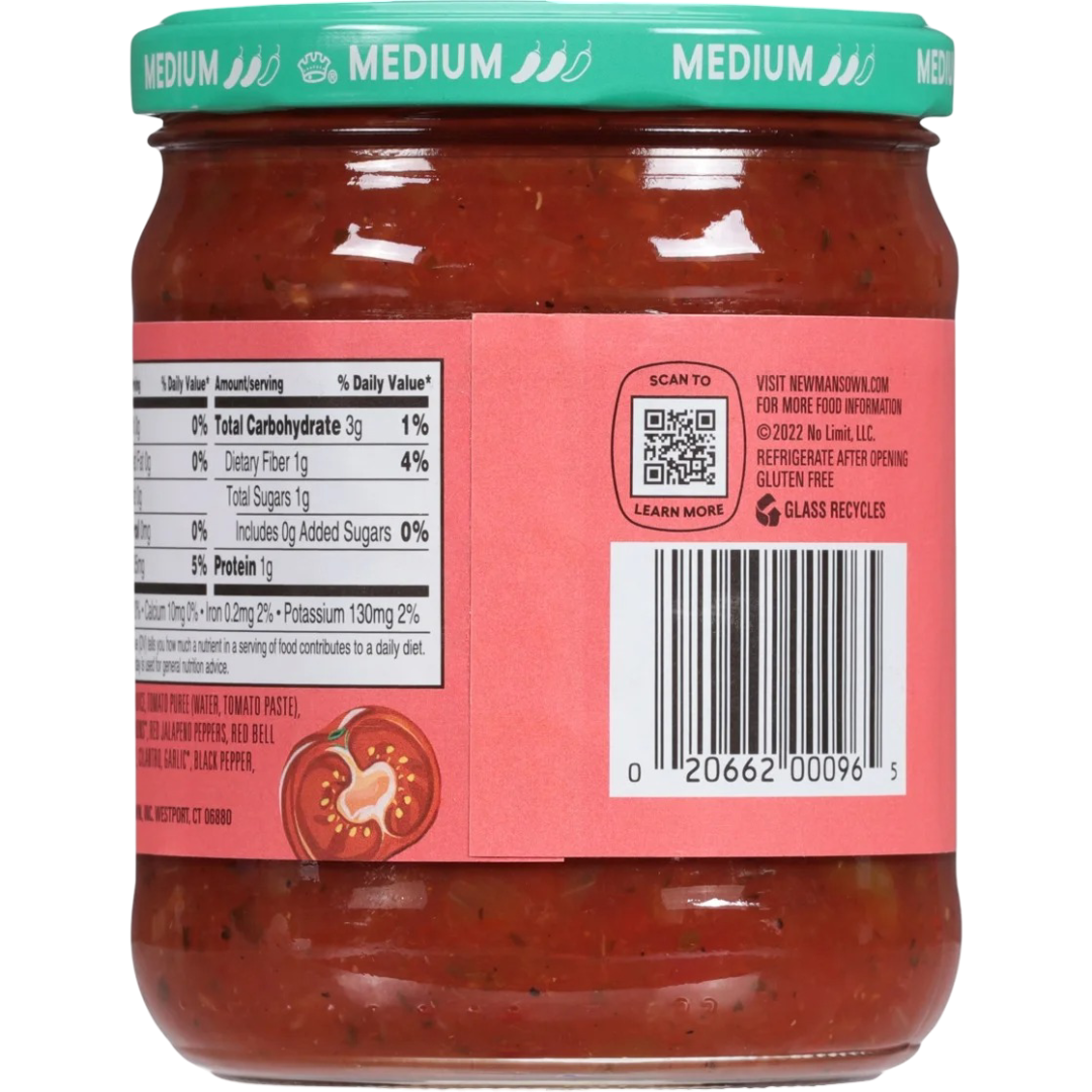 Newman's Own Medium Salsa 16 oz