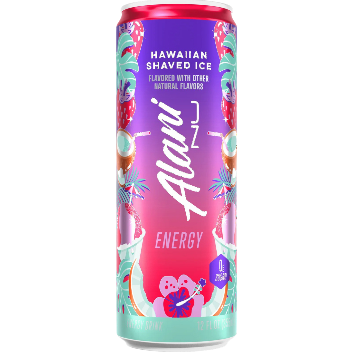 Alani Nu Energy Drink, Hawaiian Shaved Ice, 12 fl oz Can