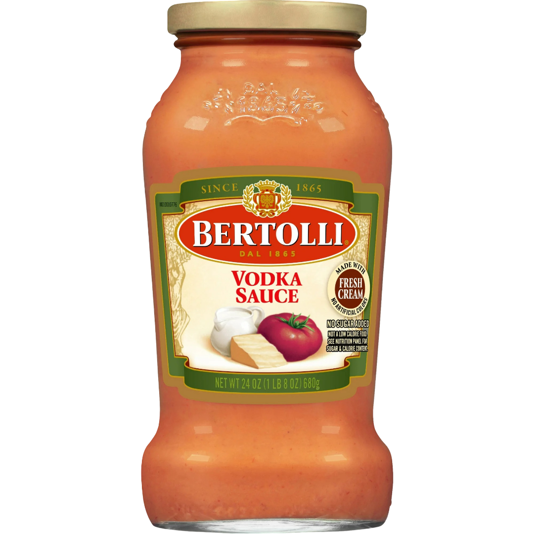 Bertolli Pasta Vodka Sauce, Rose Spaghetti Sauce, 24oz