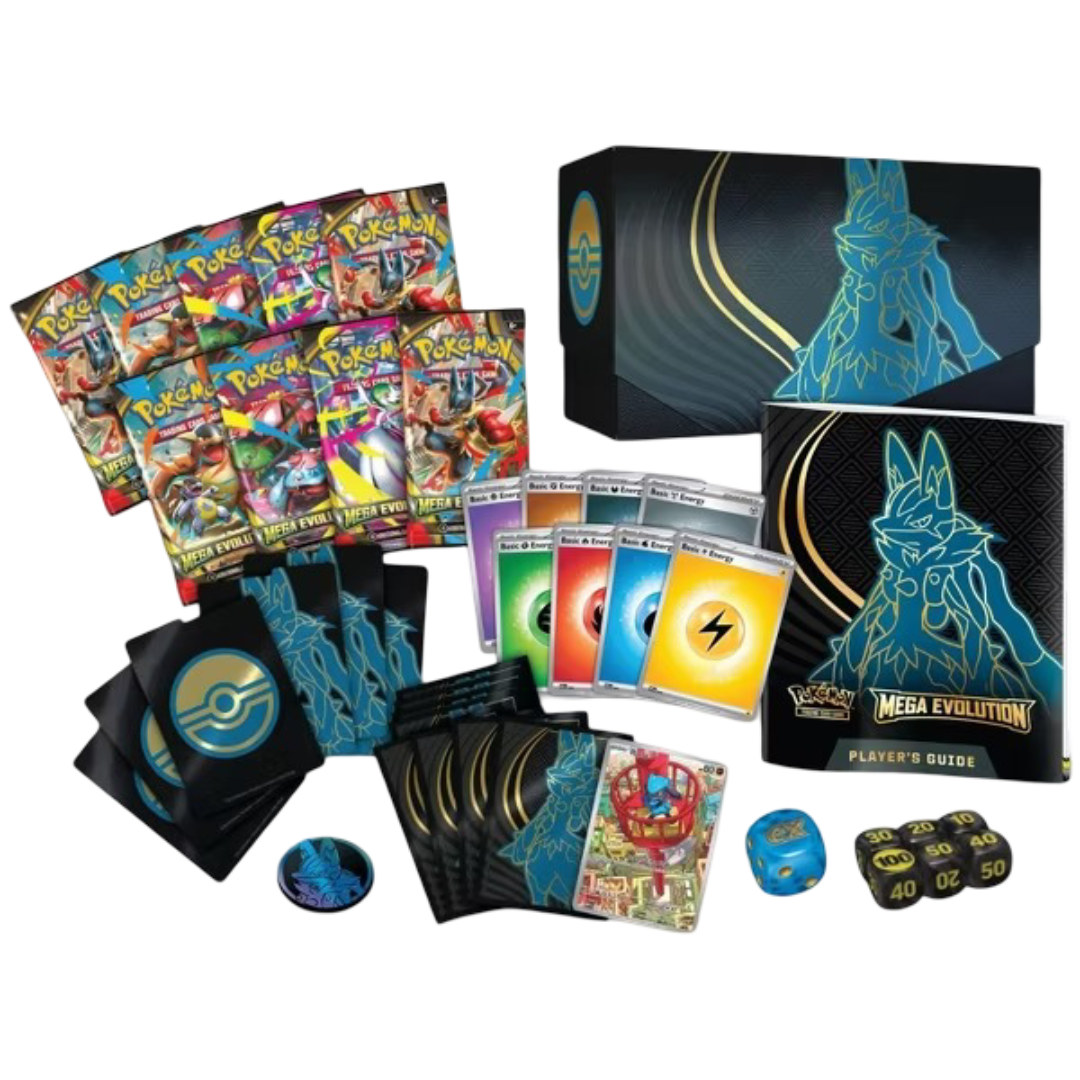 Pokémon TCG: Mega Evolution Elite Trainer Box Combo - 1 Gardevoir ETB + 1 Lucario ETB