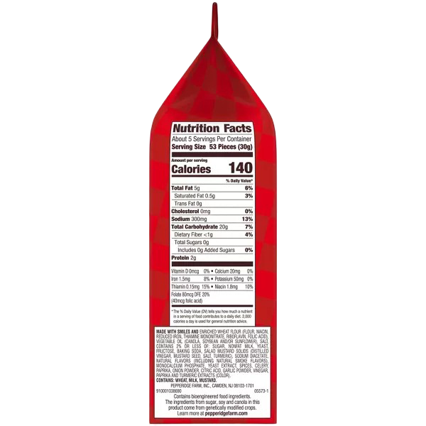 Goldfish Limited Edition Awesome Sauce Flavored Crackers, 6.1oz Bag