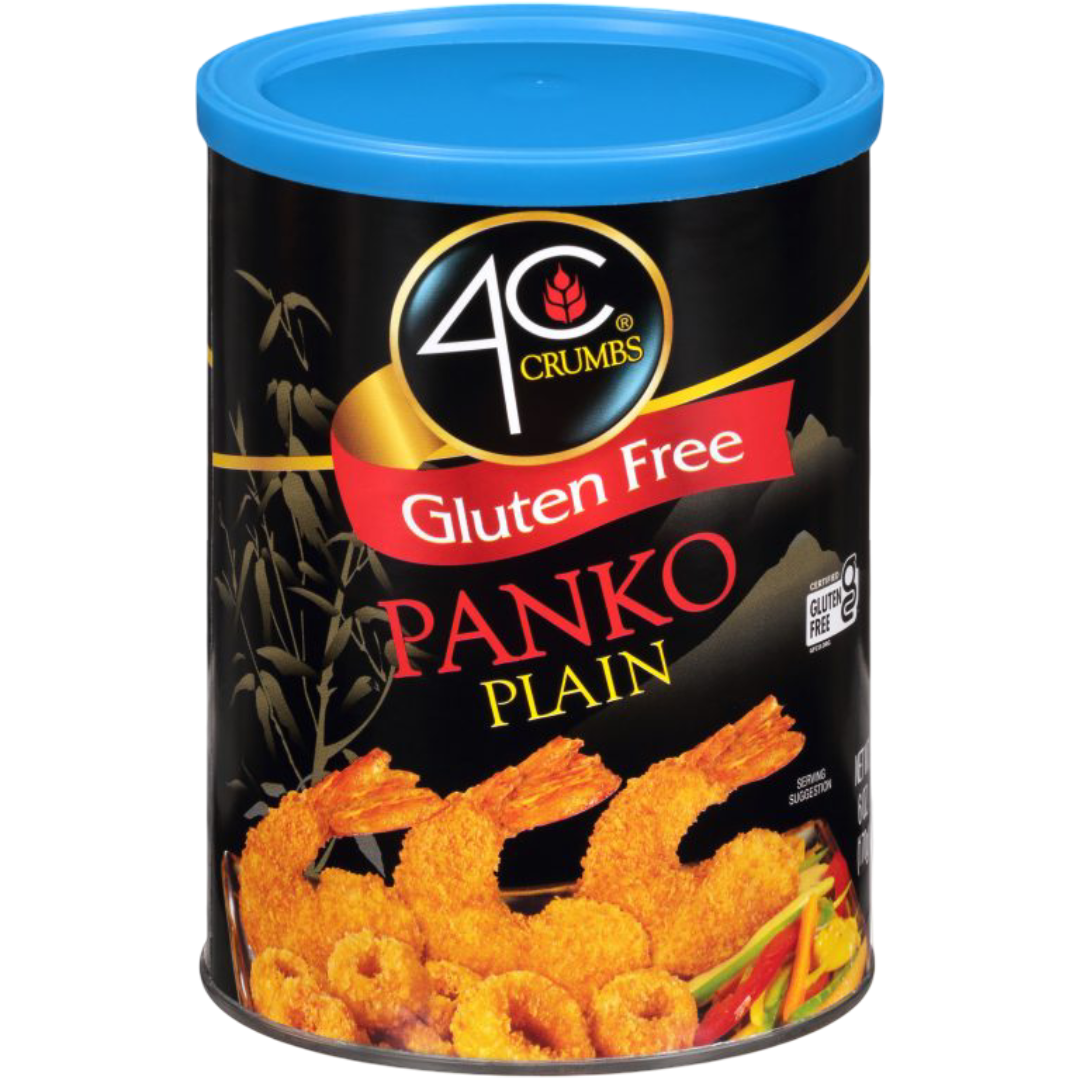 4C Gluten Free Plain Panko Crumbs, 6oz