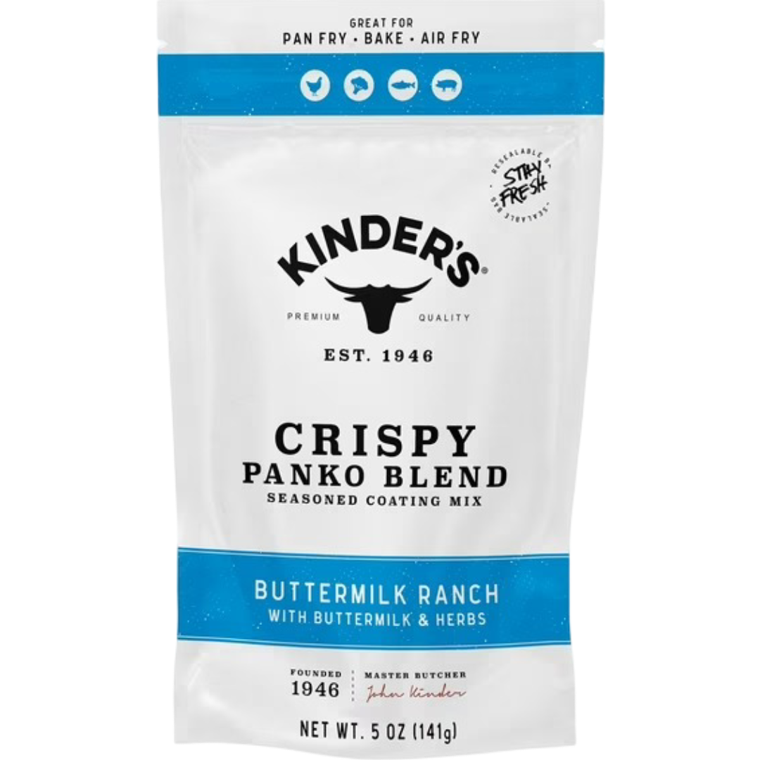 Kinder's Buttermilk Ranch Seasoned Panko Bread Crumb Coating Mix, 5oz