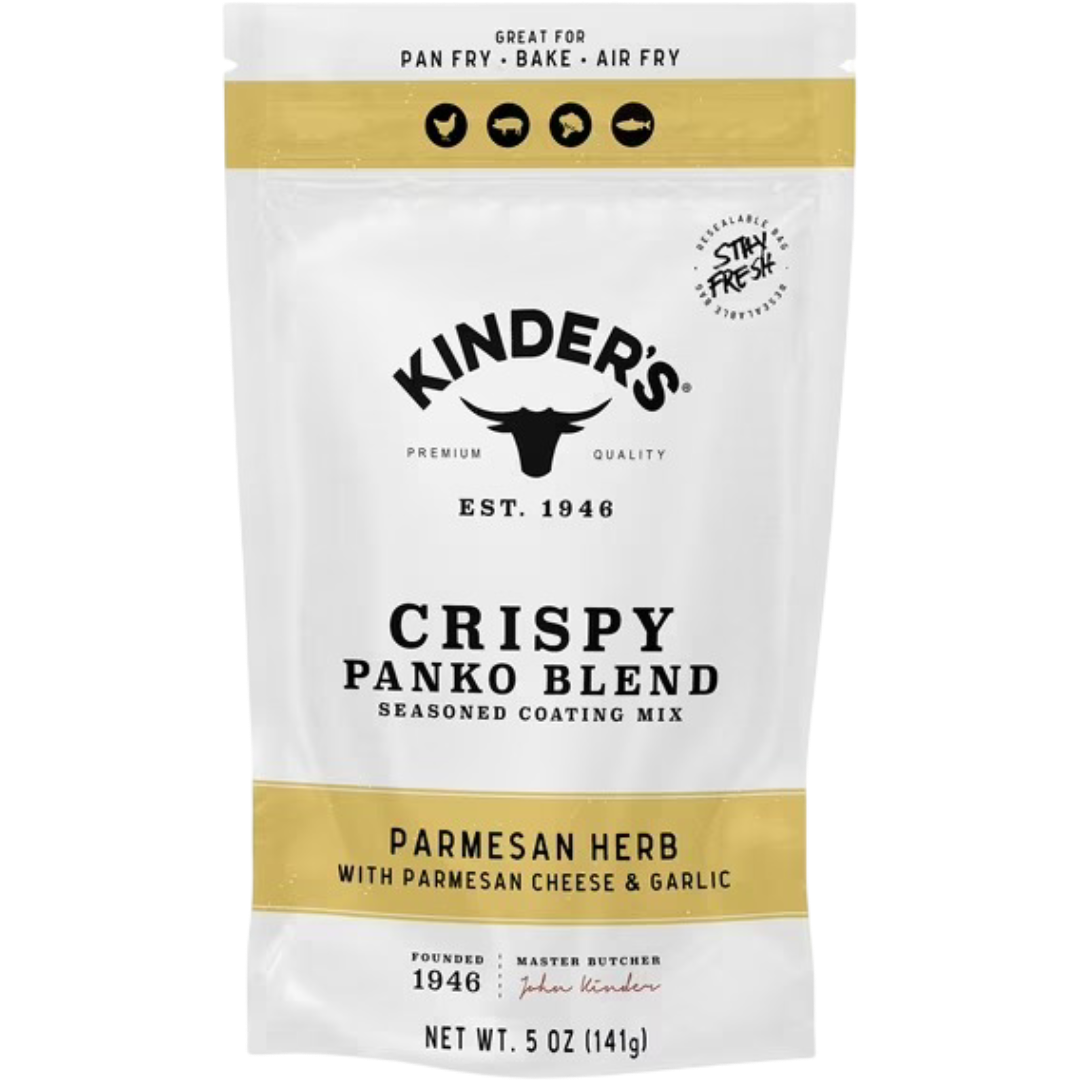 Kinder's Parmesan Herb Seasoned Panko Bread Crumb Coating Mix, 5oz