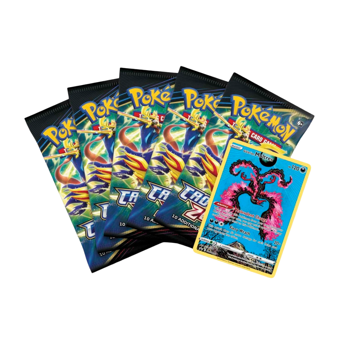 Pokémon TCG: Crown Zenith Tin Sealed (Galarian Moltres)