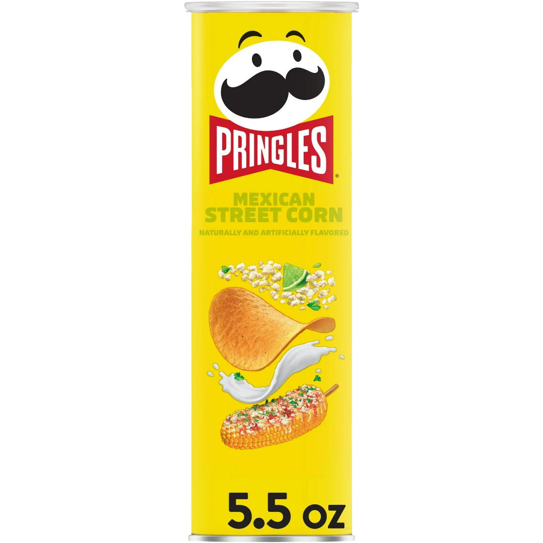 Pringles Elote Mexican Street Corn Potato Crisps Chips, 5.5oz